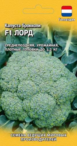 Капуста брокколи Лорд F1 