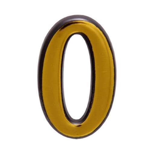 Цифра для дверей"8" пластик серебро