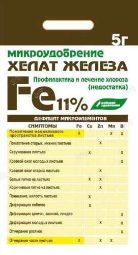 БХЗ Хелат железа 5гр