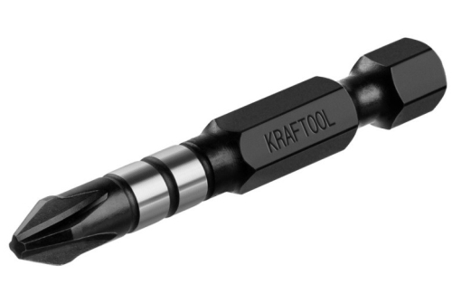 Бита 2 PH2 50мм KRAFTOOL"Impact Pro" 26191-2-50-S10