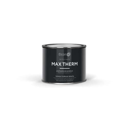 Эмаль термостойкая ELCON 400С, серая 0,4кг