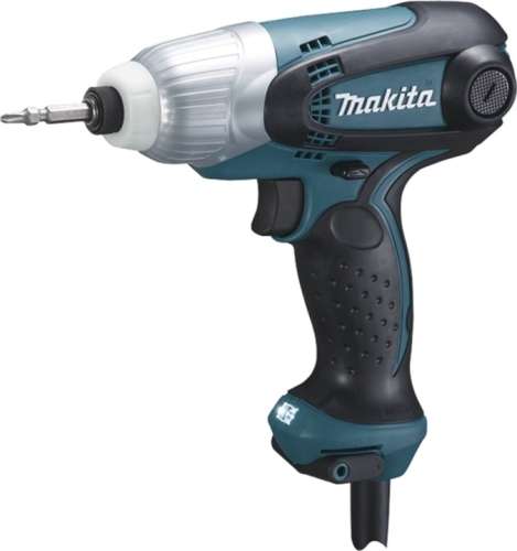 Дрель-шуруповерт ударная Makita TD0101F (230Вт, 0-3200об/мин, 6-гран., 100Нм, 0,99кг)