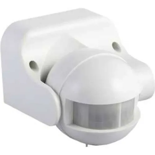 Датчик движения 1200Вт 180гр, 12м (ВТ-В01) белый VKL electric
