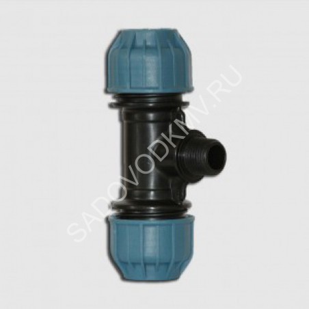 Кран шар. для быт. техники 1/2"х3/4"х1/2" Вн-Нр-Нр valtec