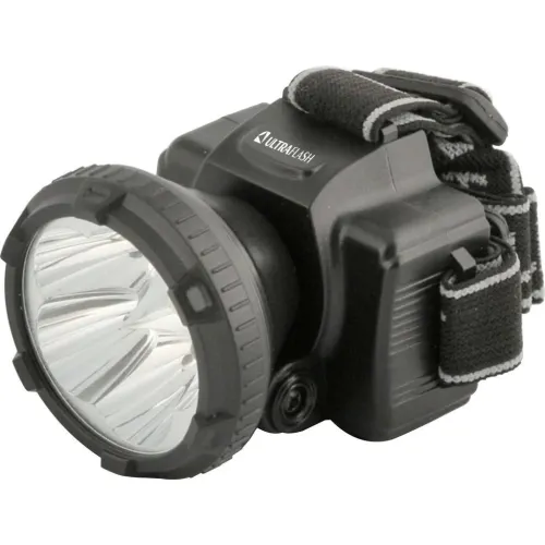 Фонарь налобный аккум. LED5365 220В 5LED 2реж, черн Ultraflash