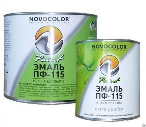 Эмаль ПФ 115/37 синяя НОВОКОЛОР НОРМА (0,9кг)